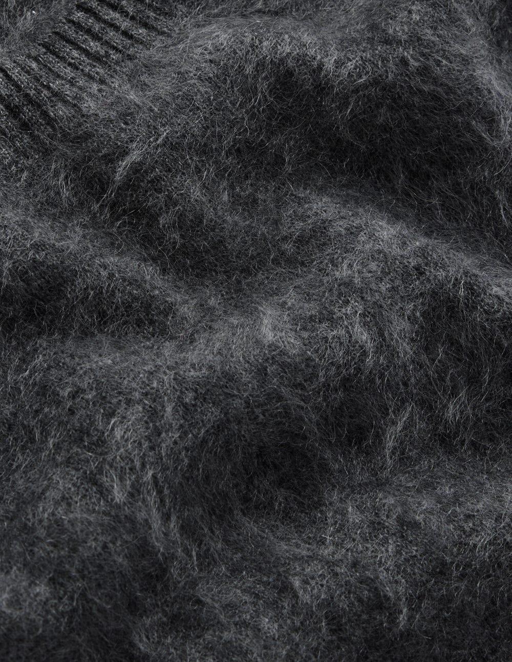 Brushed Cashmere Jumper-Slate Grey