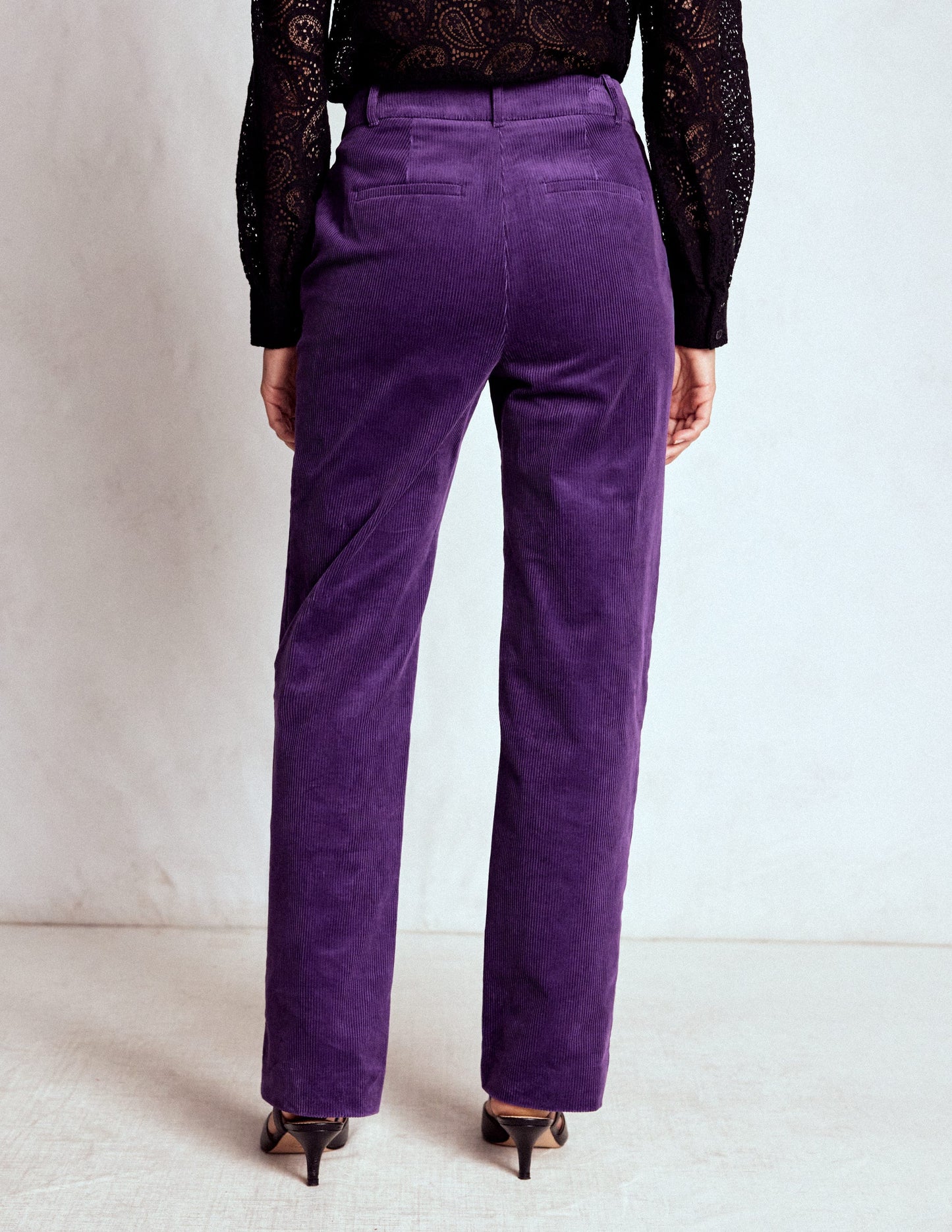 Canonbury Cord Trousers-Mystical Purple