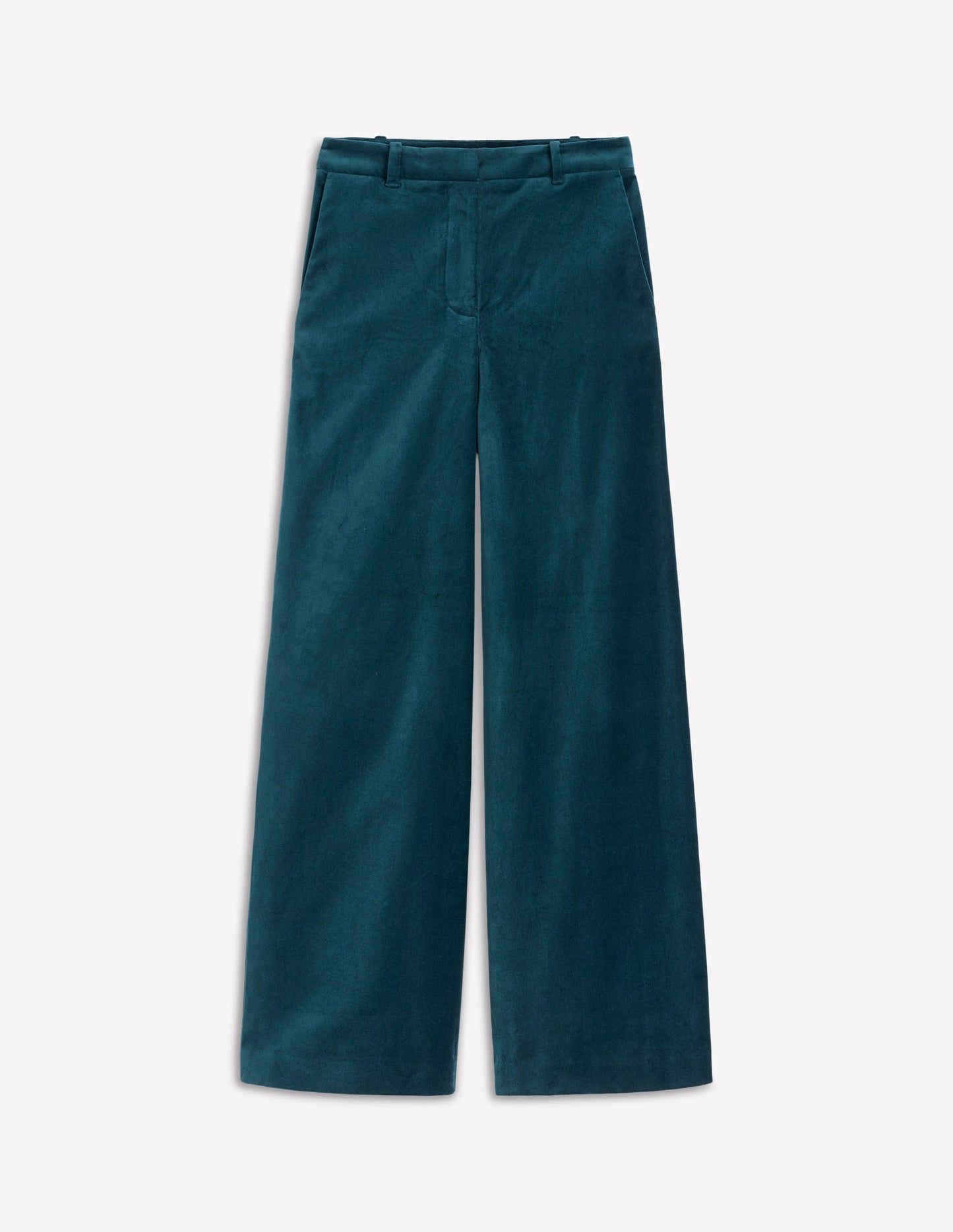 Belgravia Velvet Trousers-Midnight Teal