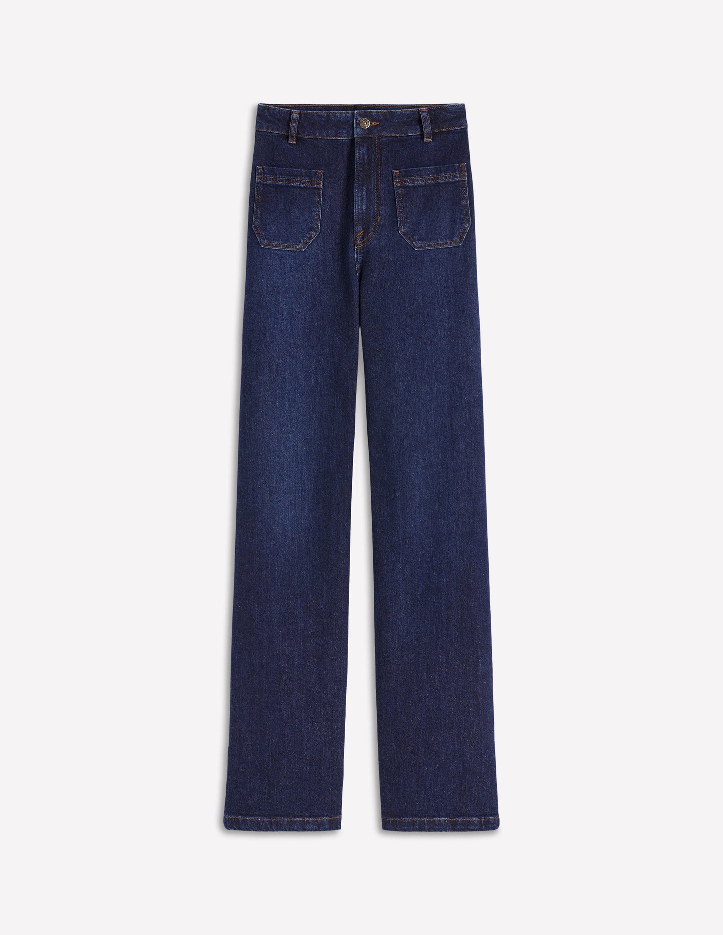 Straight Leg Pocket Jeans-Dark Vintage