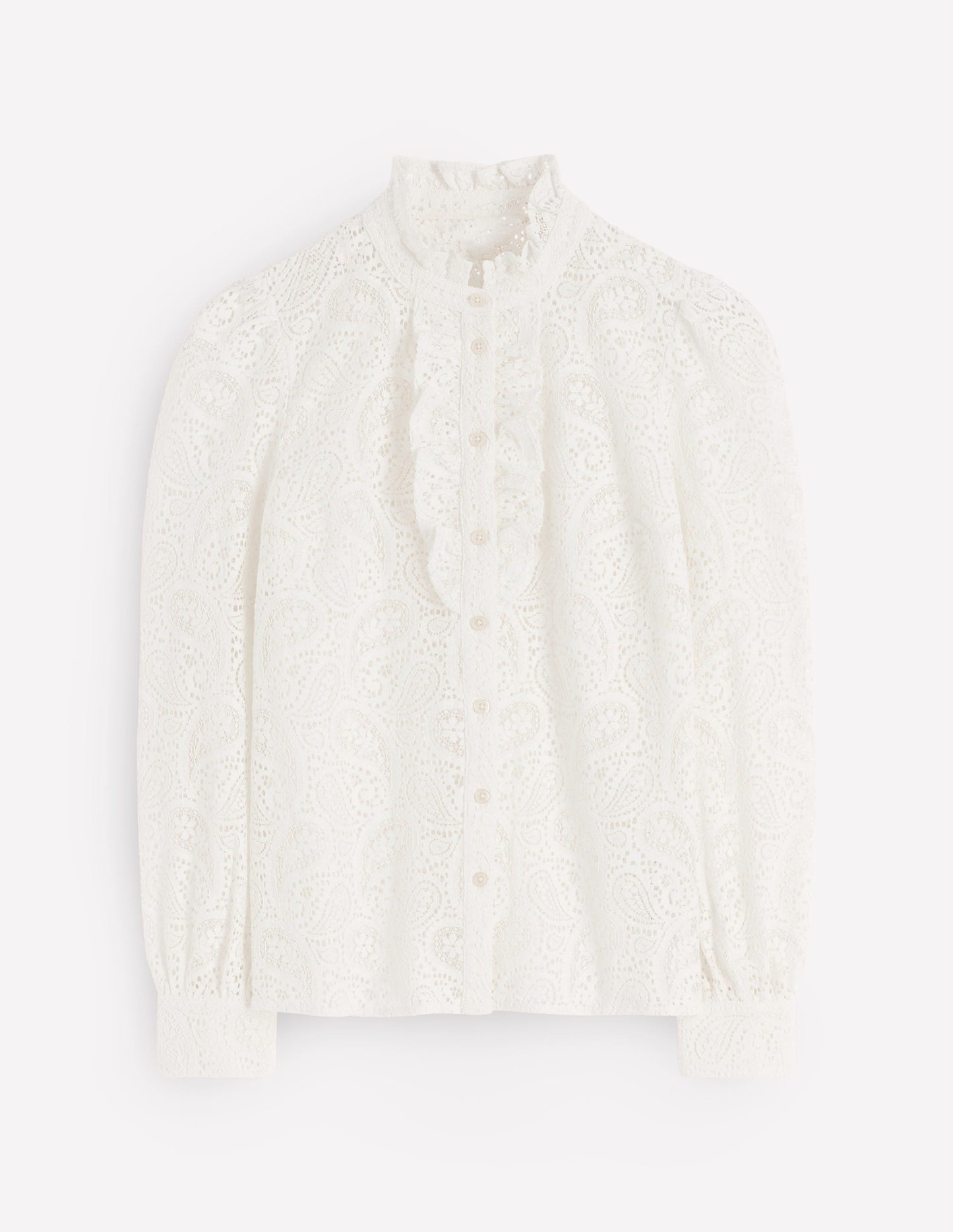 Sasha Lace Top-Ivory