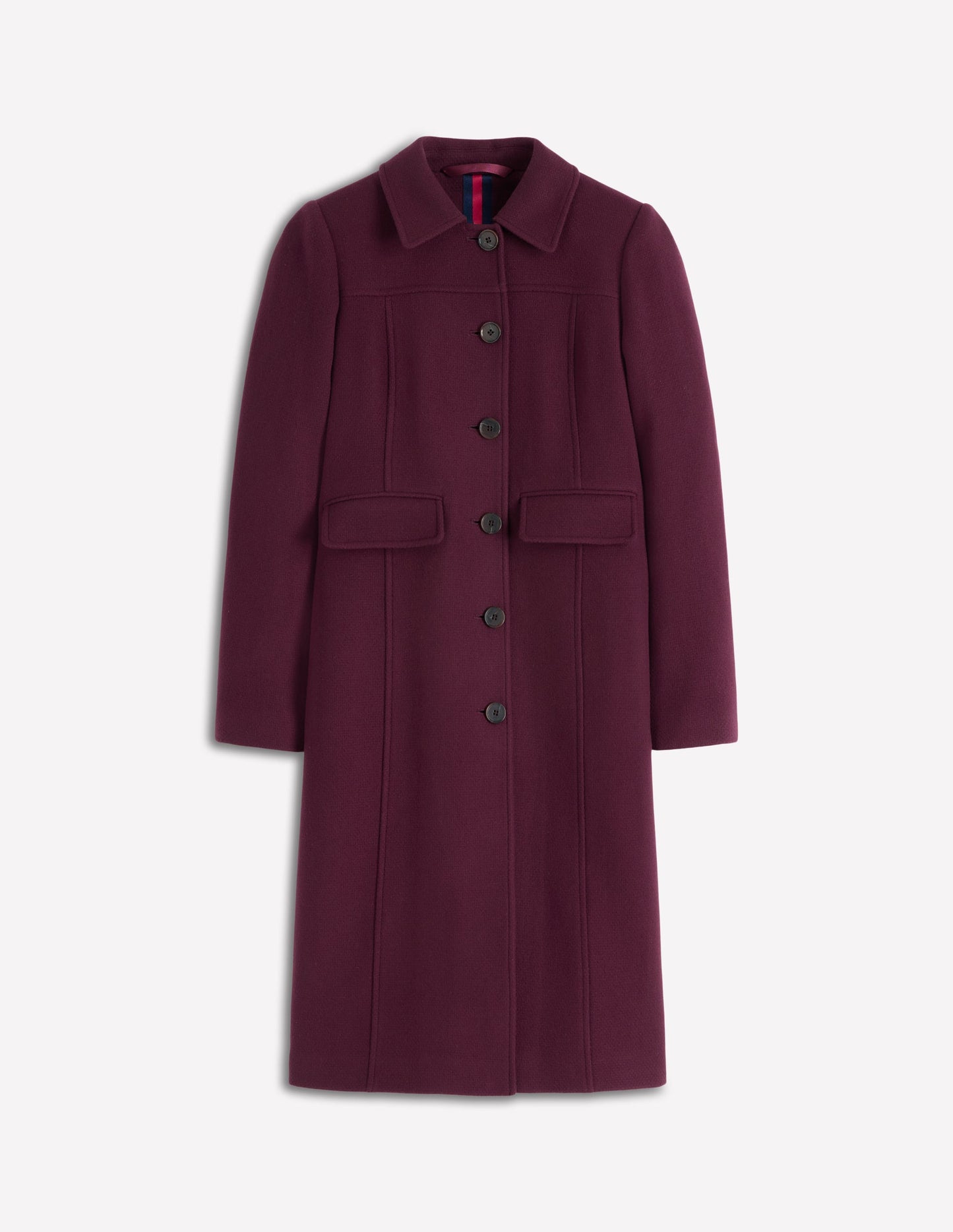 St Albans Coat-Dark Cherry