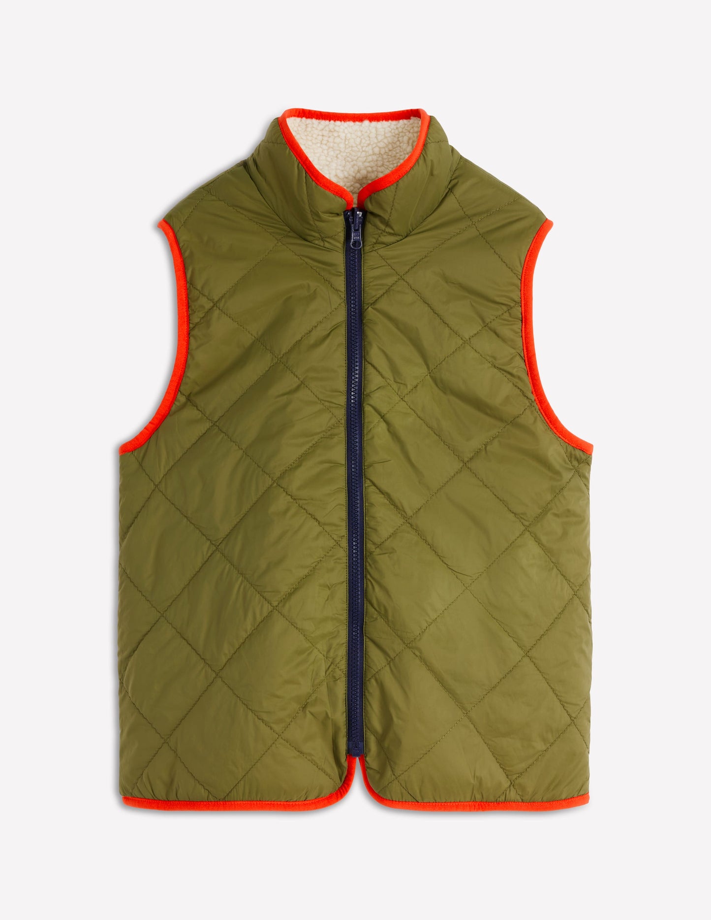 4-In-1 Hooded Parka-Navy, Green, Natural Borg