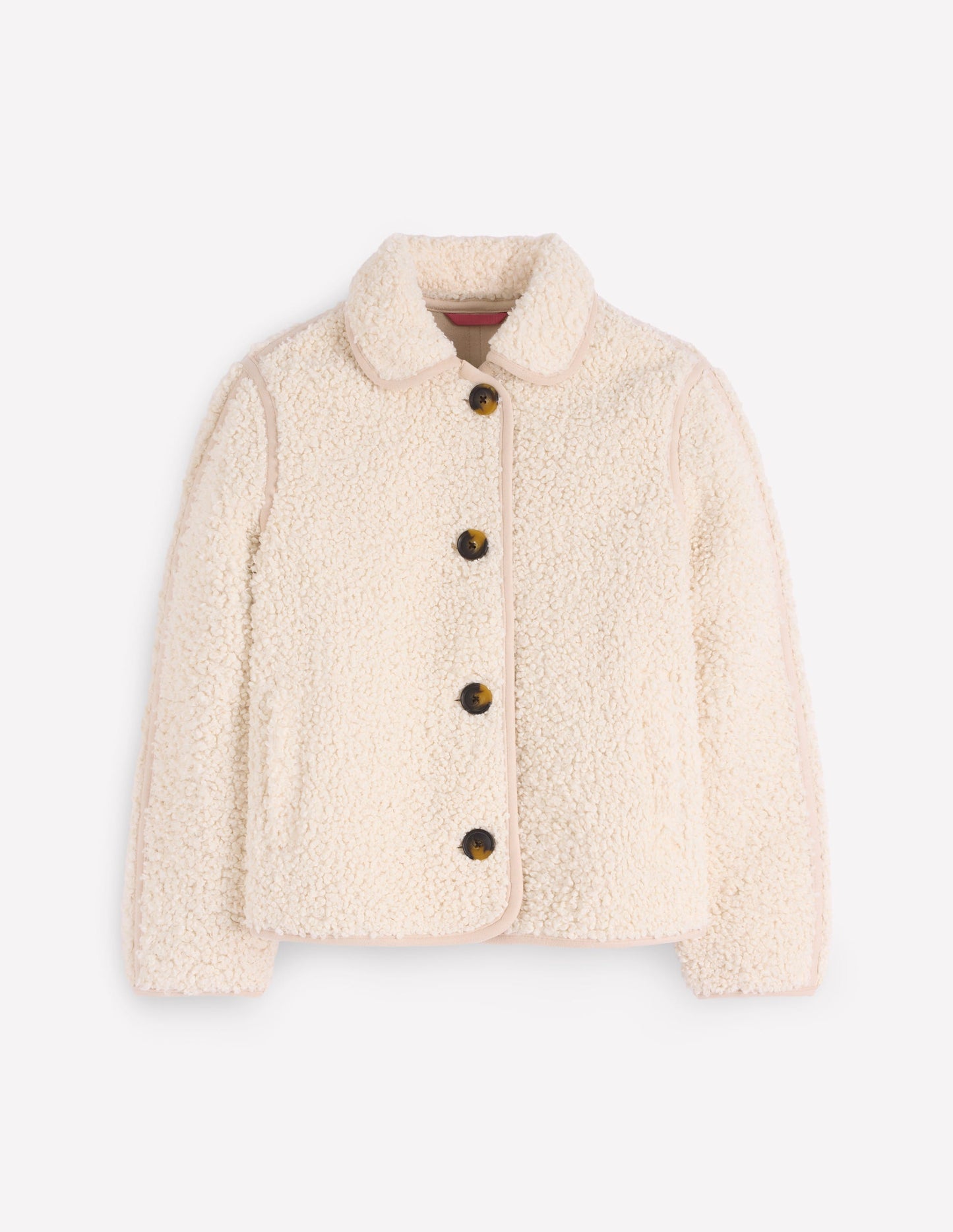 Borg Jacket-Curly Natural Borg