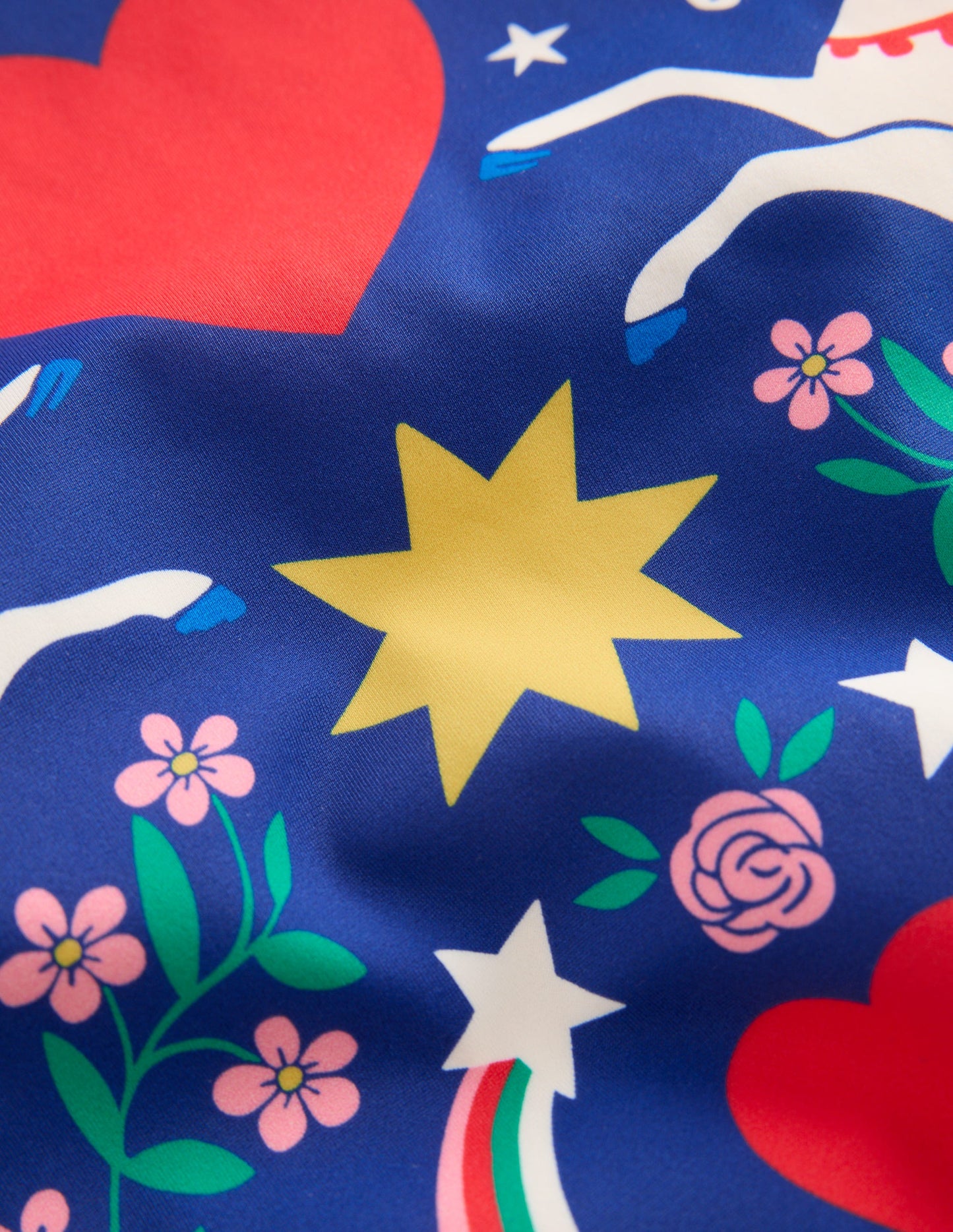 Hallie Frill Strap Swimsuit-Sapphire Blue Unicorn