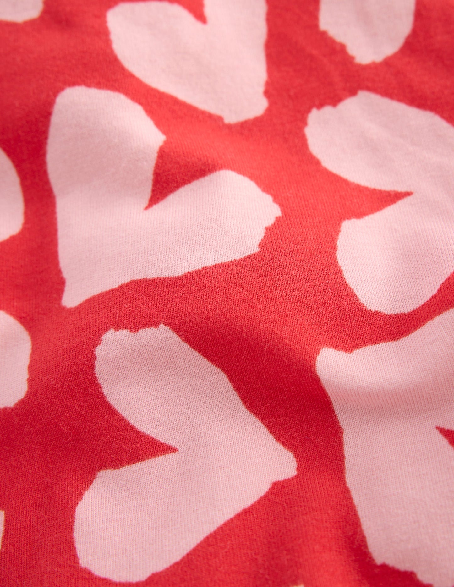 Fun Leggings-Red Hearts