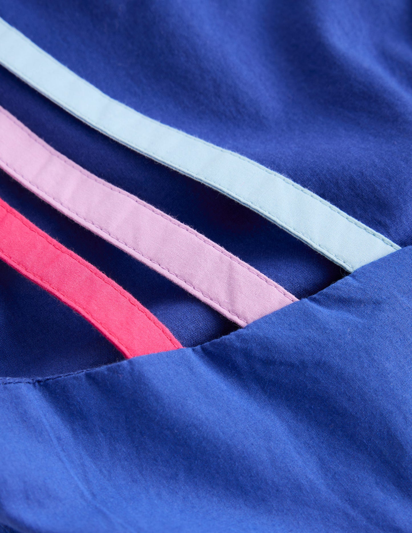 Multi Strap Flare Dress-Sapphire Blue Rainbow