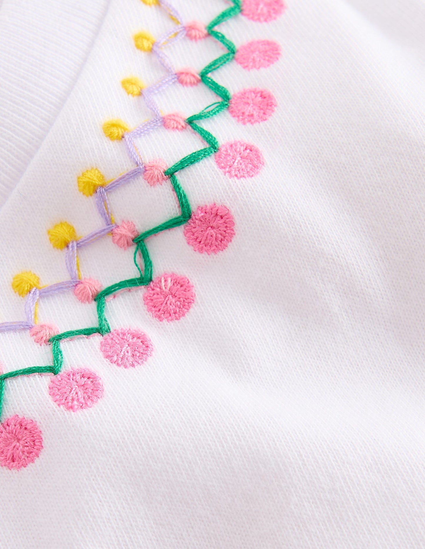 Relaxed Embroidered T-shirt-White