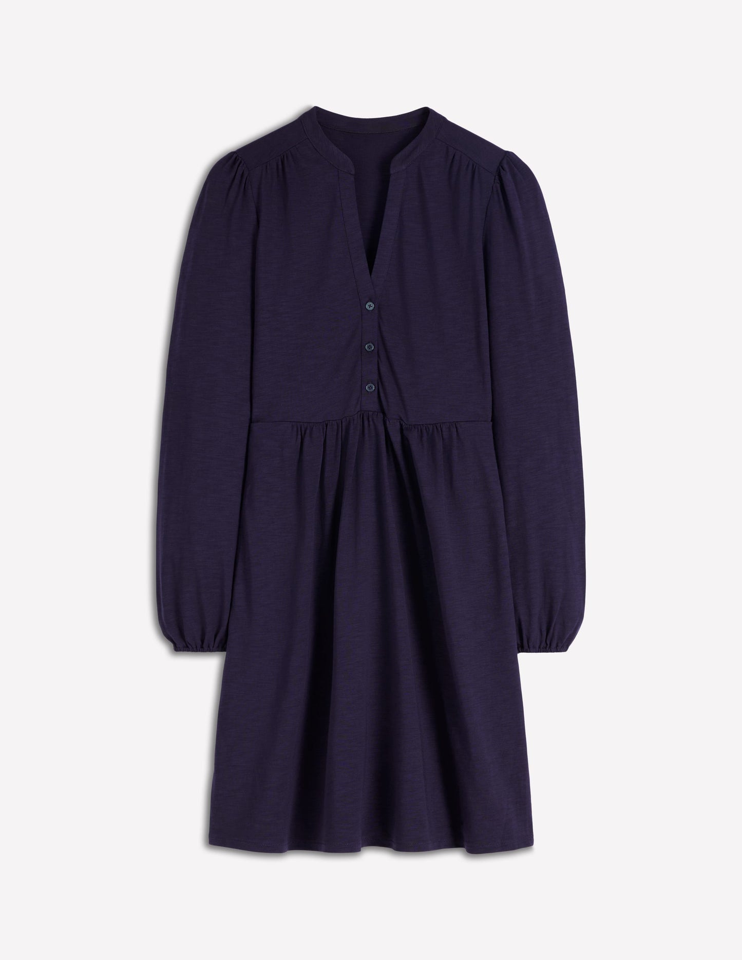 Amy Short Jersey Dress-Navy