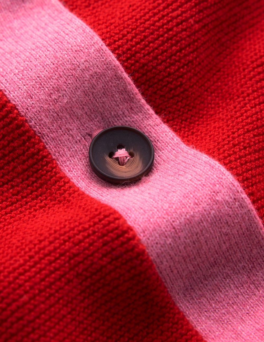 Grace Colour Block Cardigan-Bright Cherry