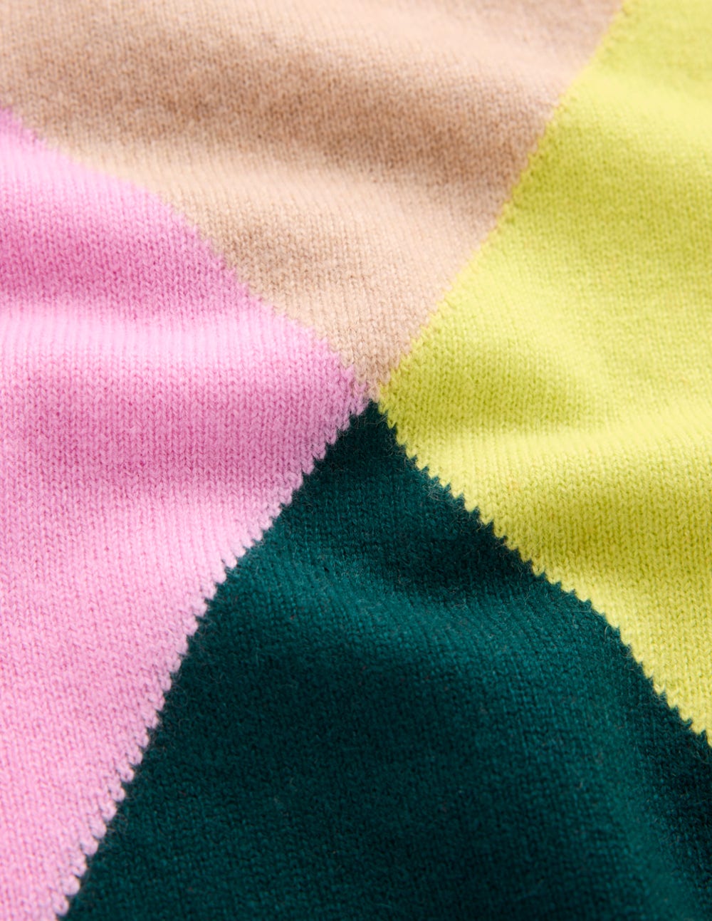 Anastasia Cashmere Jumper-Multi Harlequin Jumper