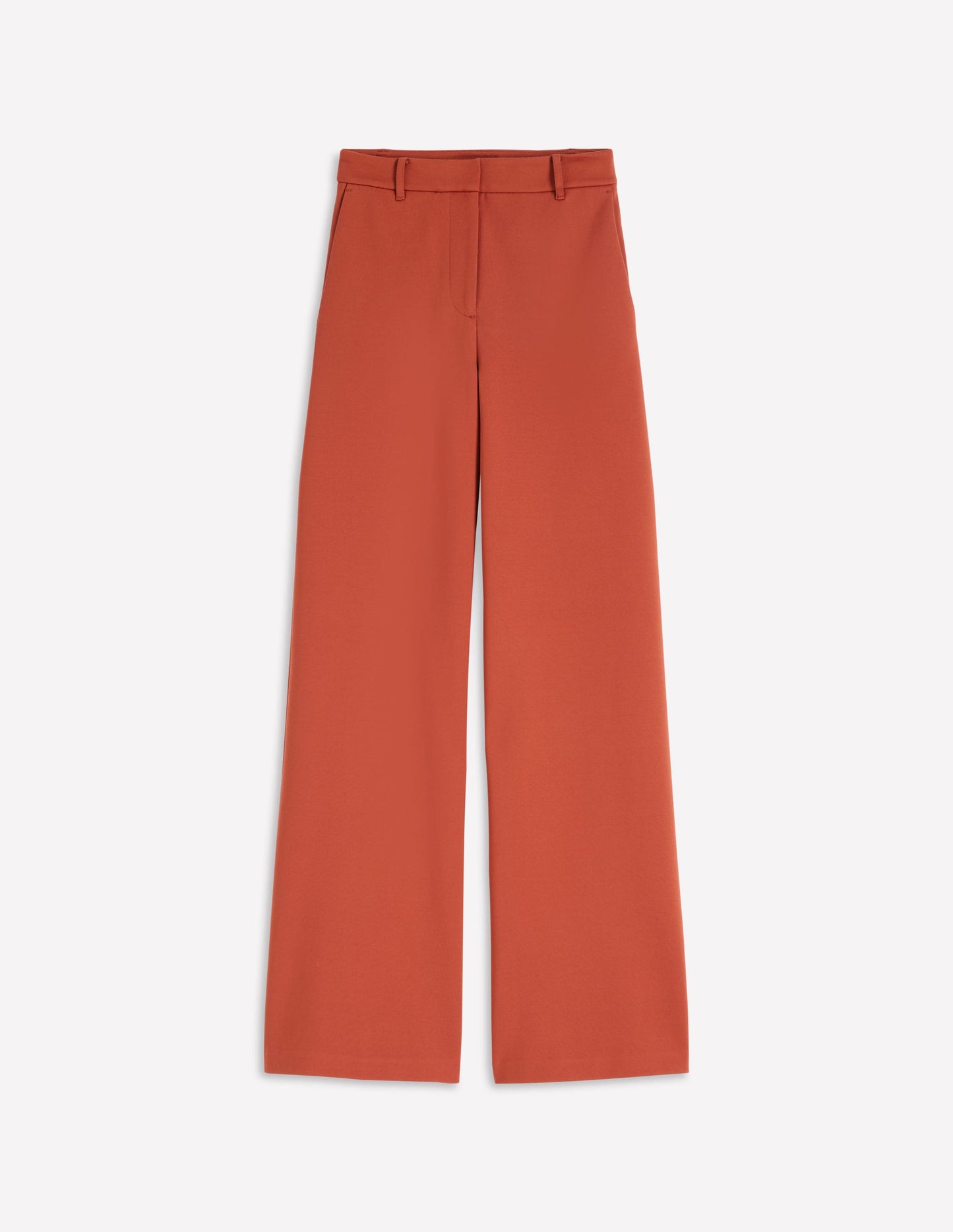 Belgravia Ponte Trousers-Burnt Orange