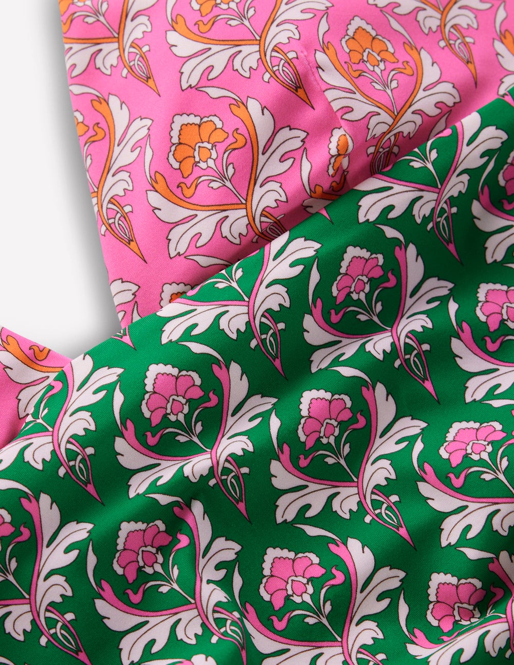 Mykonos Deep V Swimsuit-Multi, Ornamental Stamp