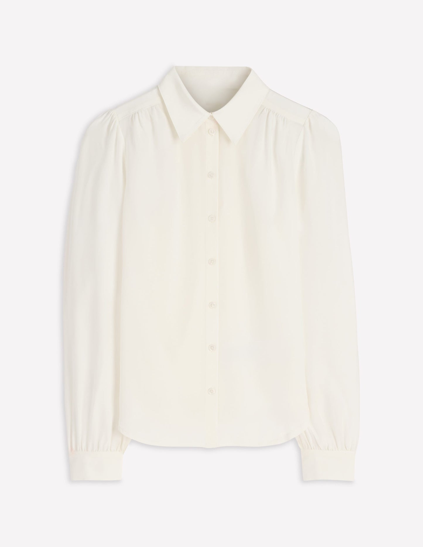 Sara Silk Shirt-Ivory