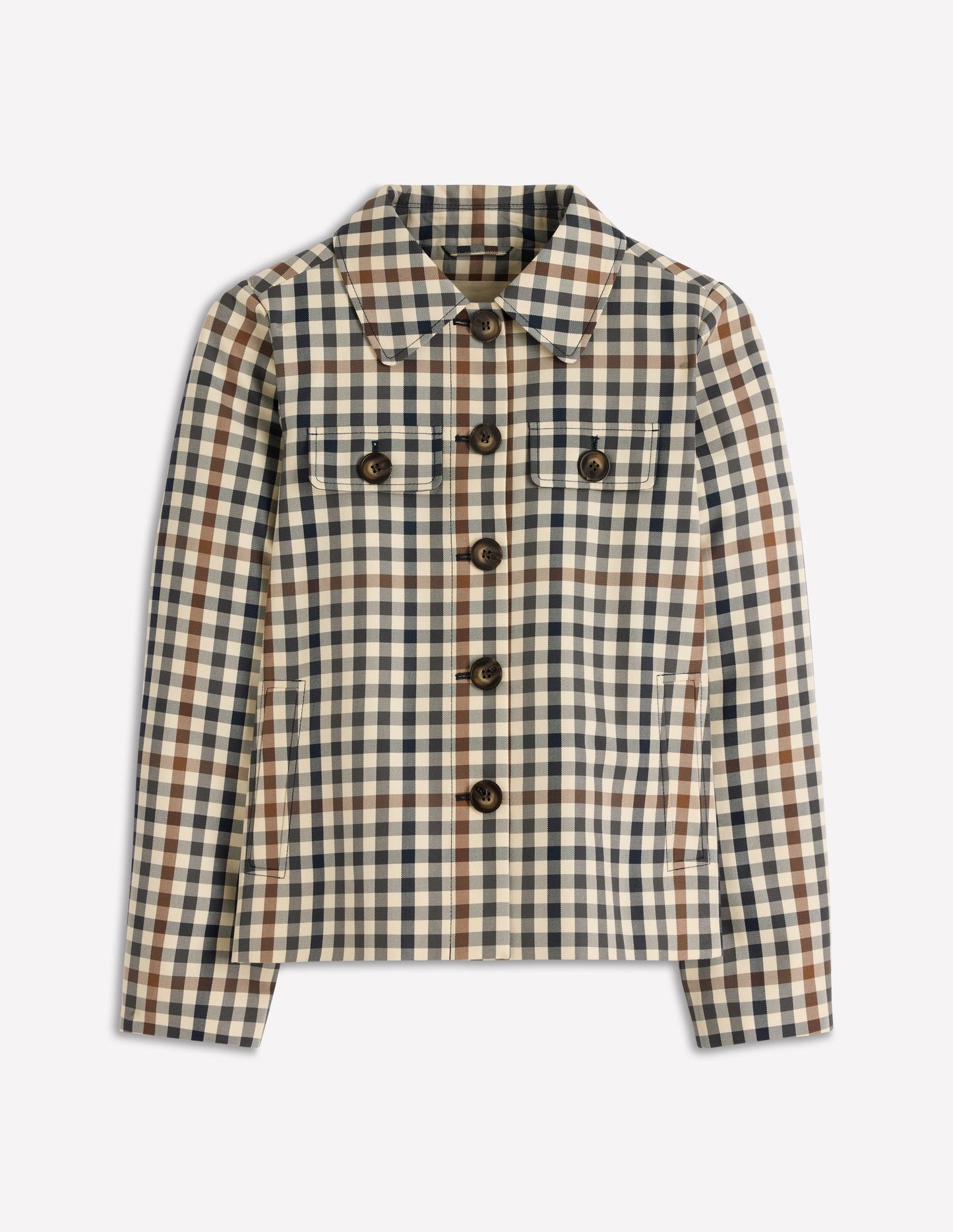 Gloucester Mac-Grey, Brown Multigingham