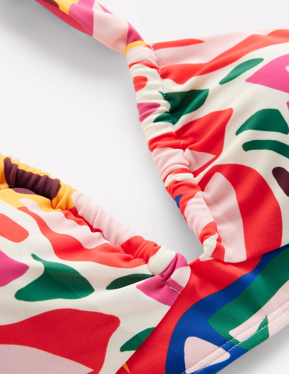 Minori Halter Tie Bikini Top-Multi, Leafy Cascade