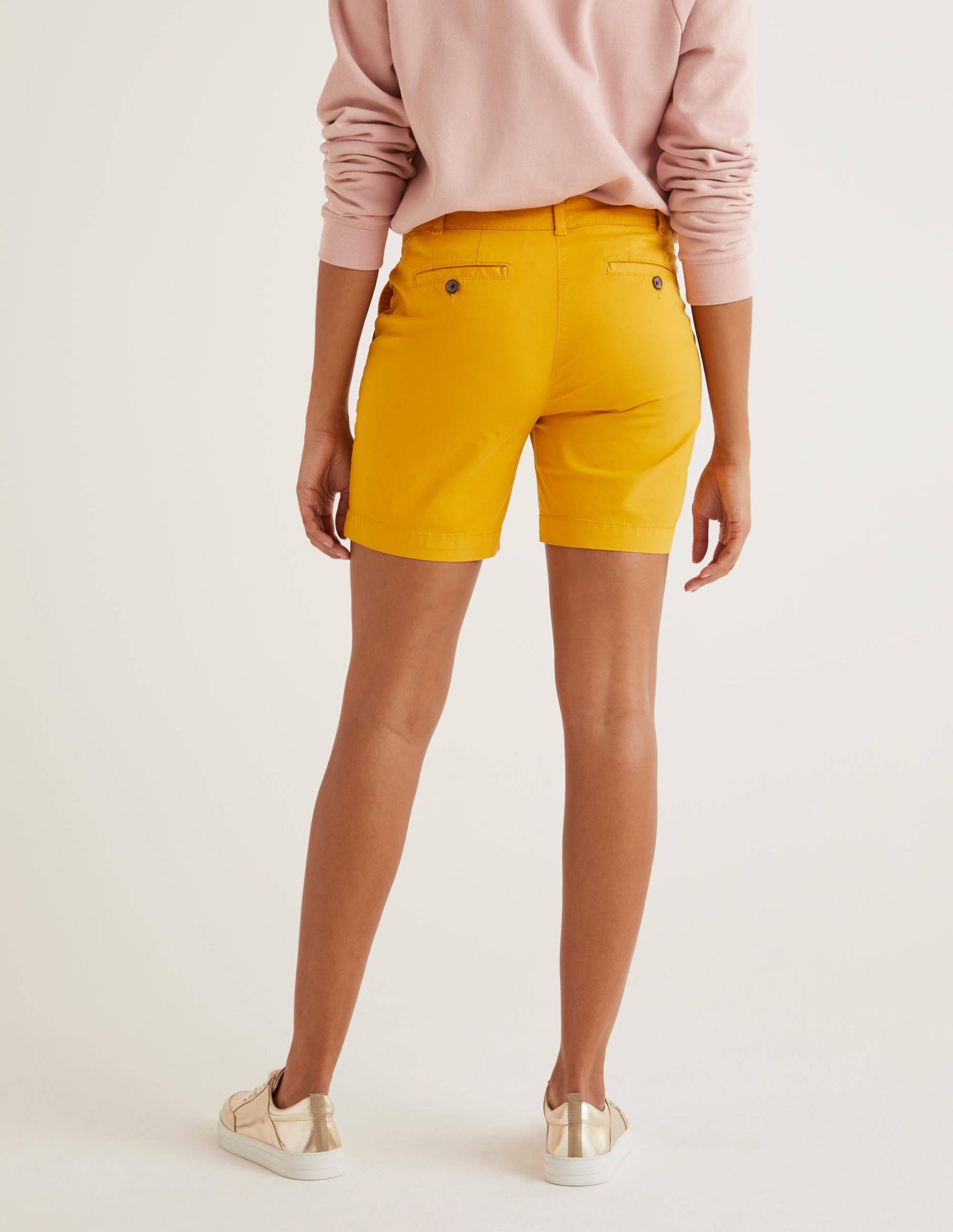 Daisy Chino Shorts-Tuscan Sun-2