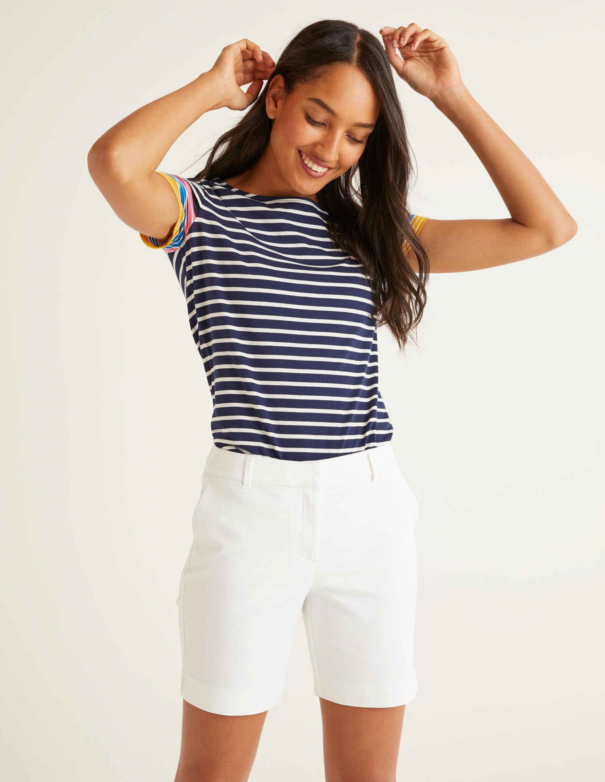 Richmond Shorts-White-2