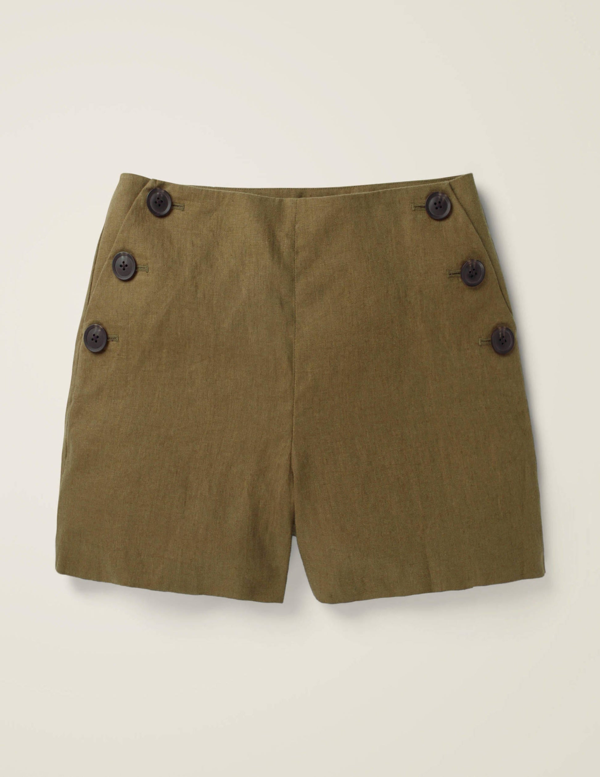 Falmouth Linen Shorts-Classic Khaki-7