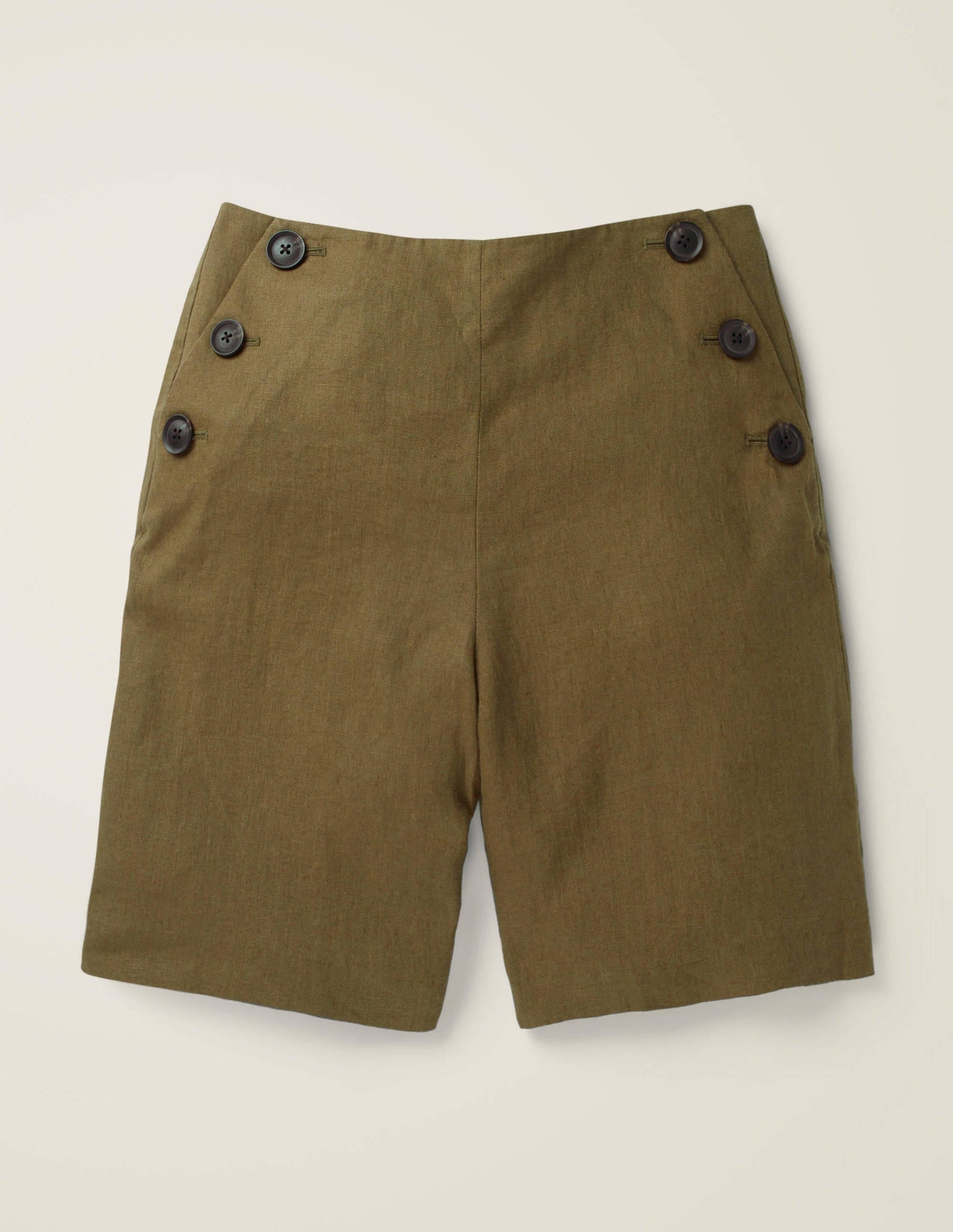 Falmouth Linen Shorts-Classic Khaki-8