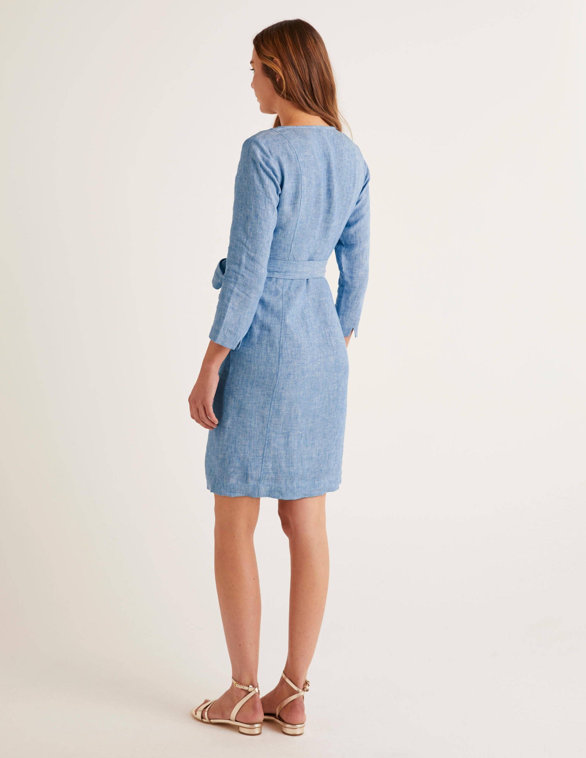 Kelsey Linen Tunic-Chambray-3