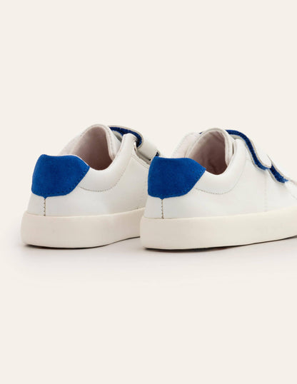 Leather Low Tops-White-2