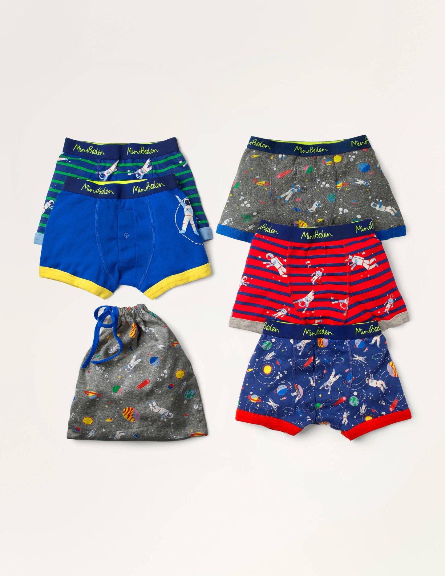 Boxers 5 Pack-Multi Space