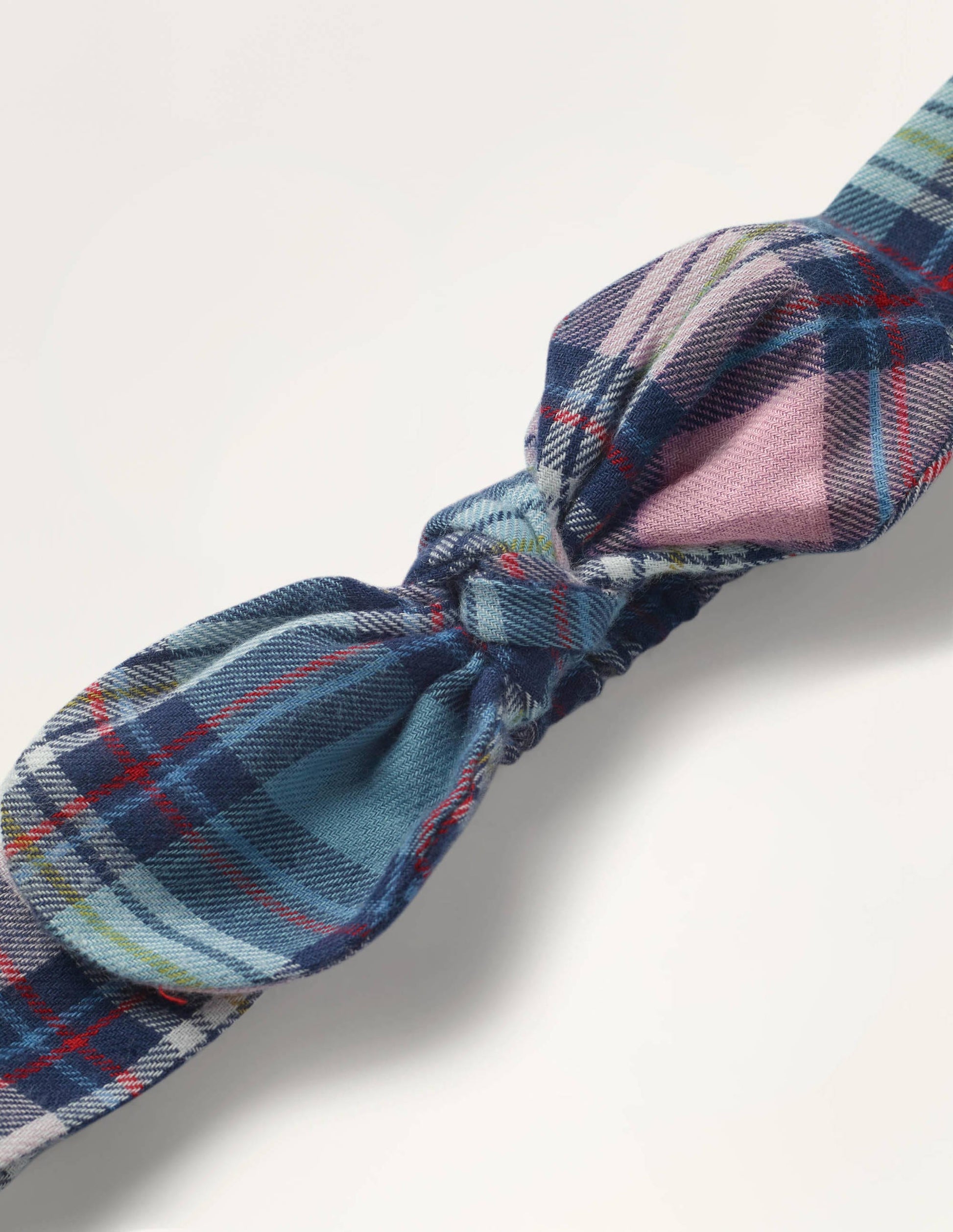 Bow Headbands 2 Pack-Multi Hotchpotch Check-1