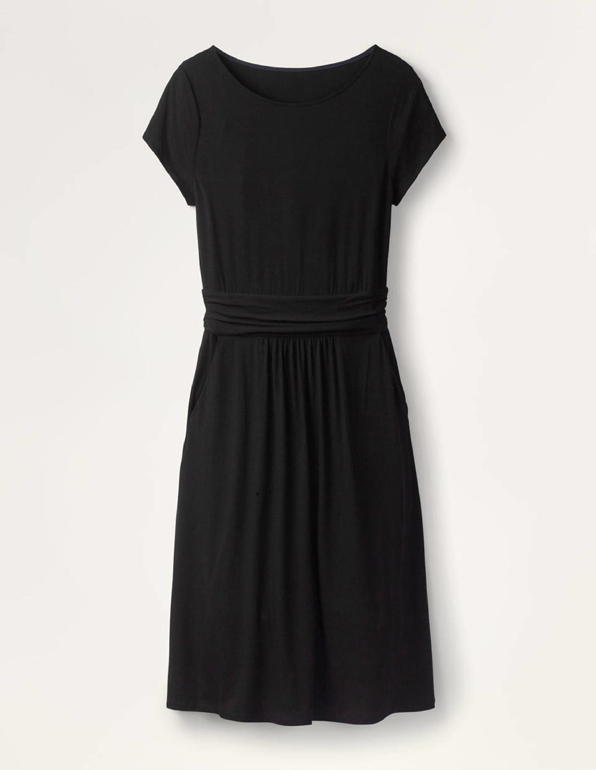 Amelie Jersey Dress-Black-6