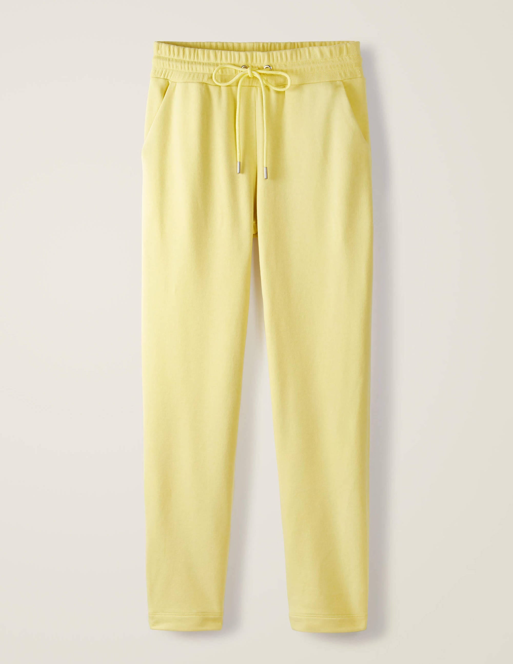 Ava Jersey Joggers-Pale Lemon - Image 5