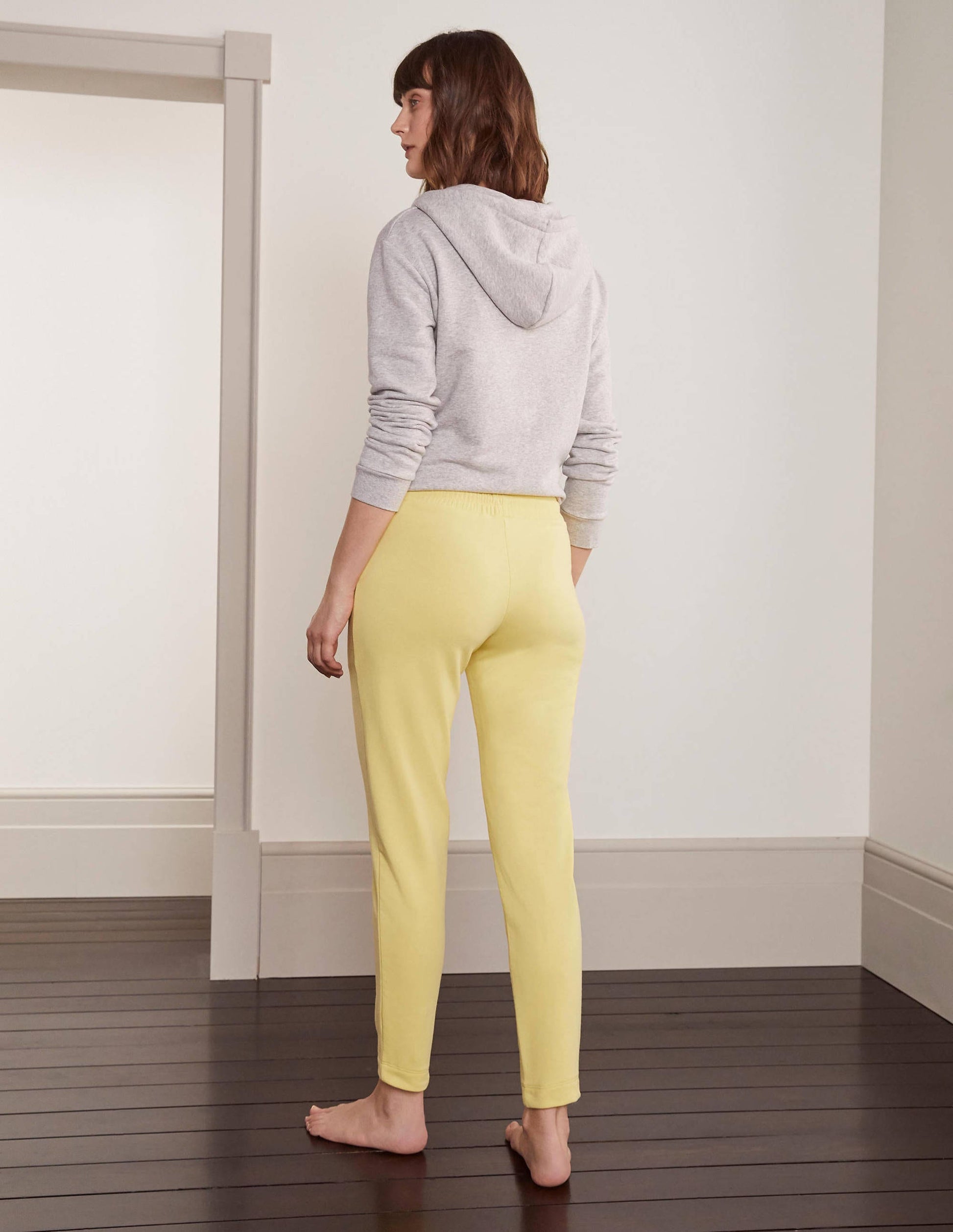 Ava Jersey Joggers-Pale Lemon-2