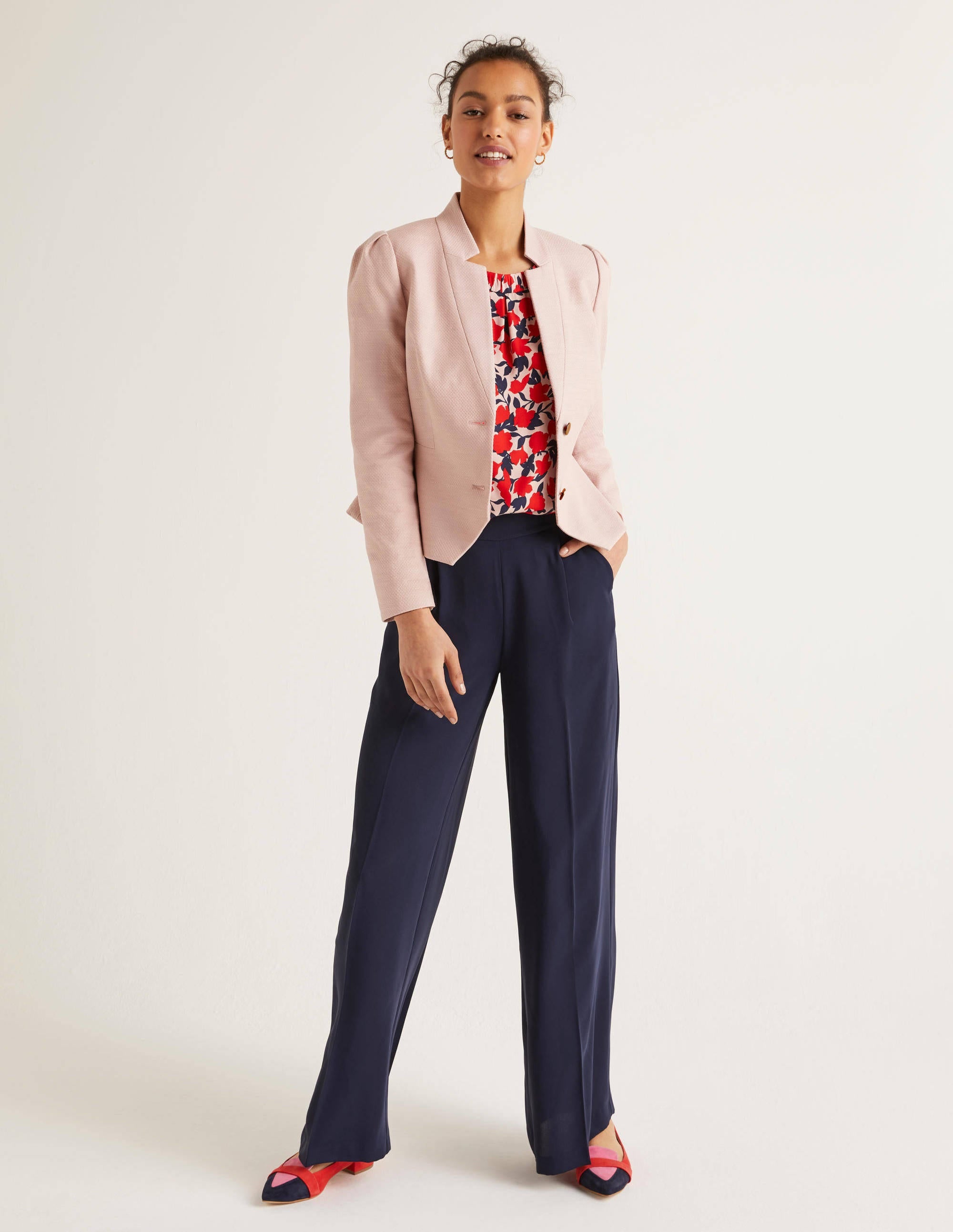 Woodville Textured Jacket-Milkshake - Image 2