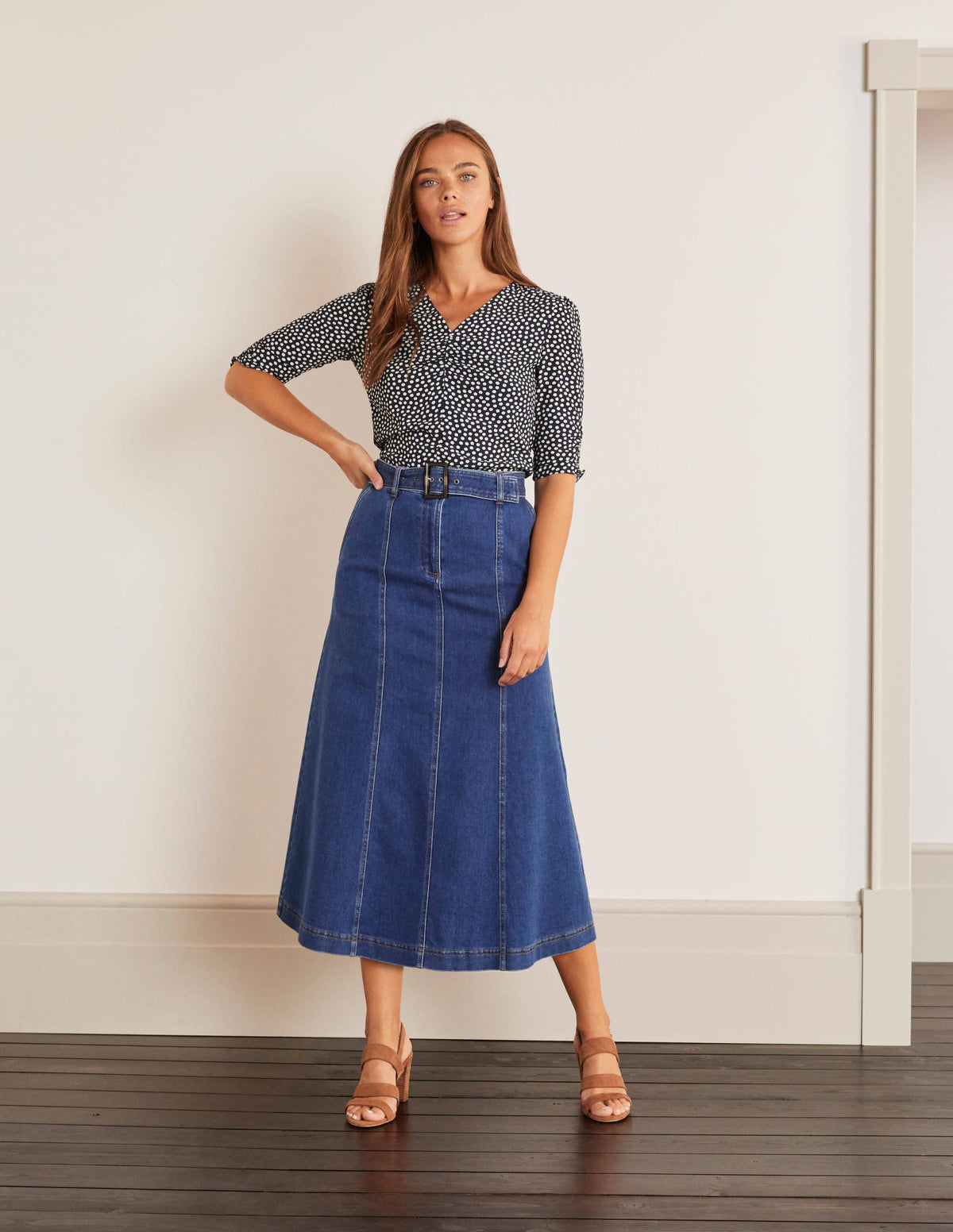 Everdene Midi Skirt-Mid Vintage - Image 3