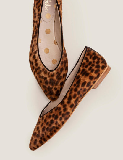 Julia Pointed Flats-Tan Leopard-1
