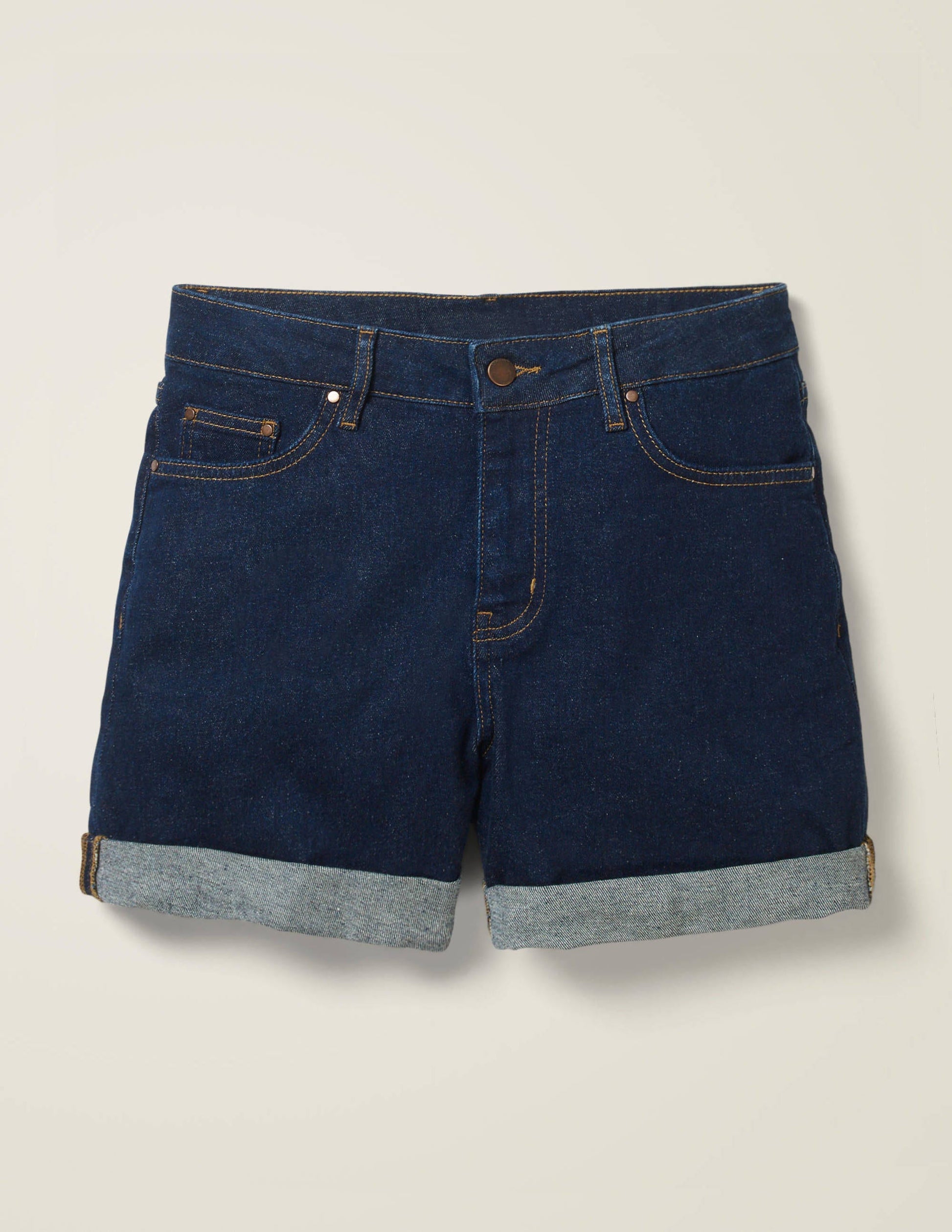 Kynance Denim Shorts-Indigo-7