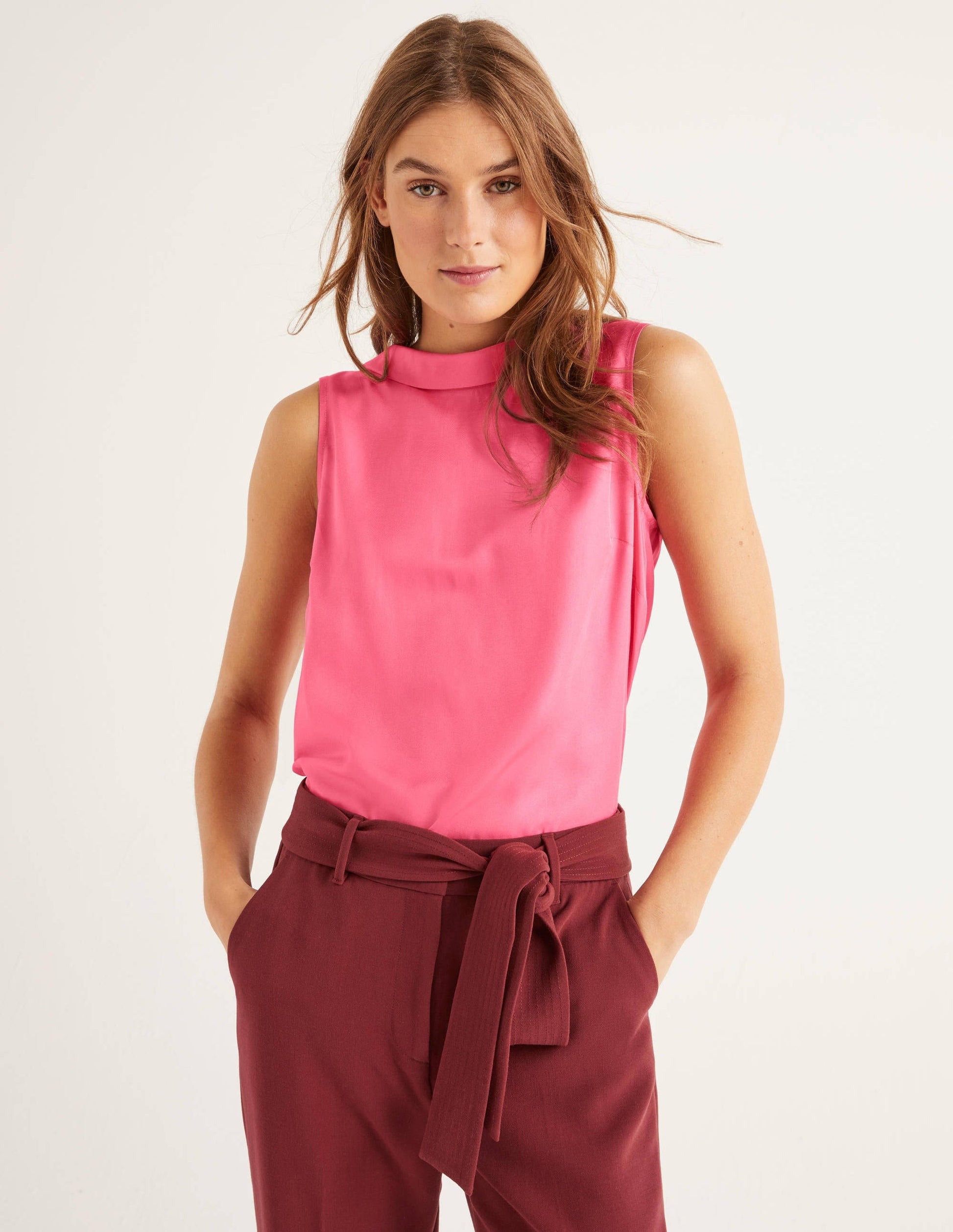 Adriana Top-Bright Camellia-4