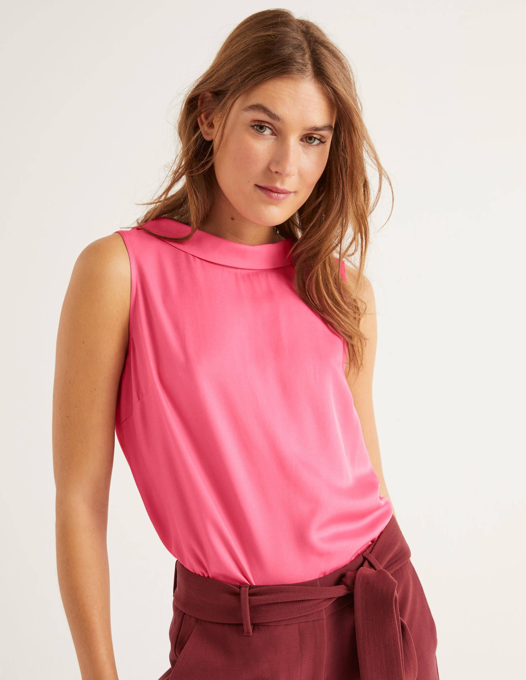 Adriana Top-Bright Camellia - Image 2