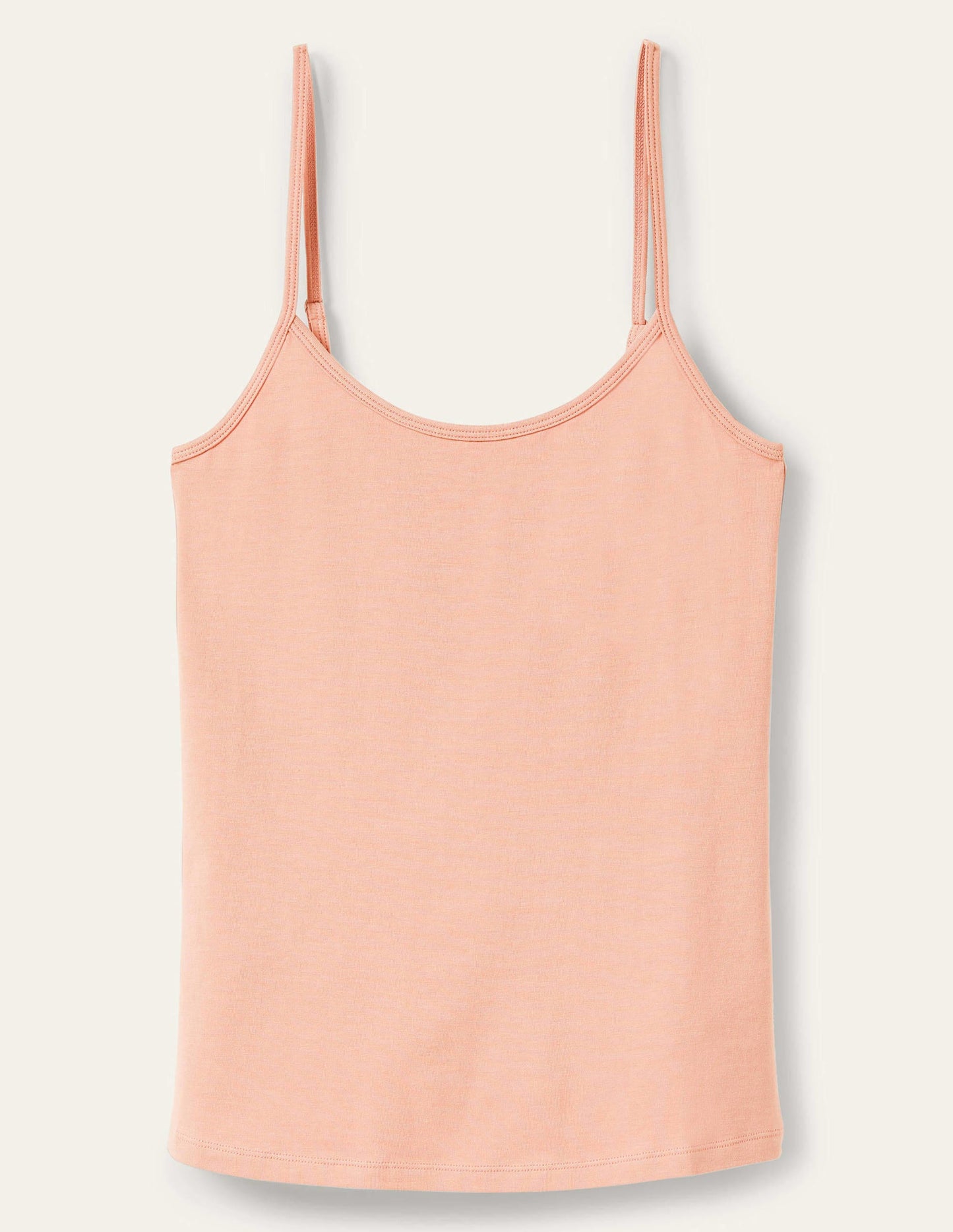 Plain Cami Top-Light Beige