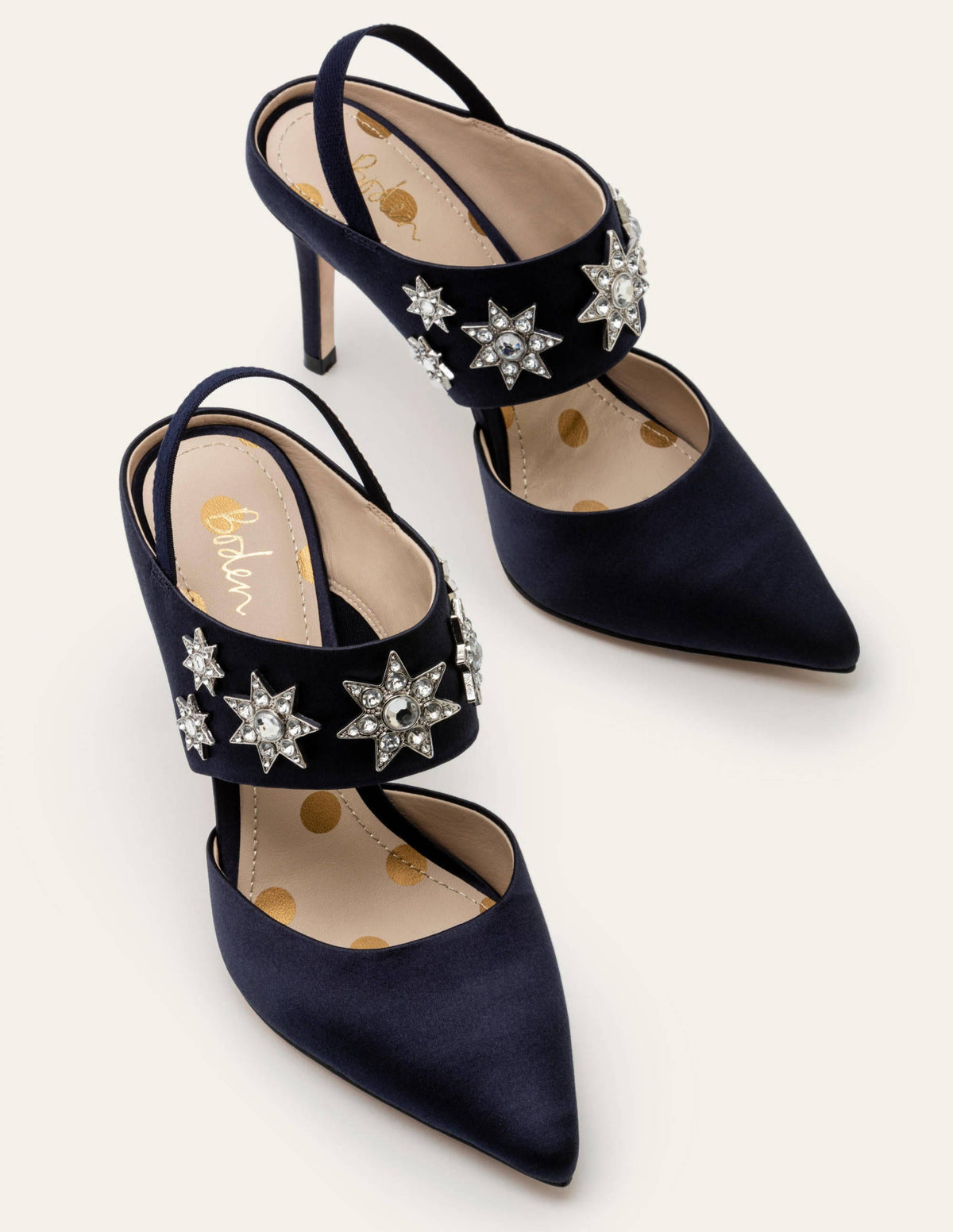 Natalia Slingbacks-Navy - Image 1