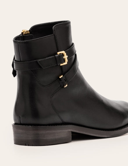 Aldeburgh Ankle Boots-Black