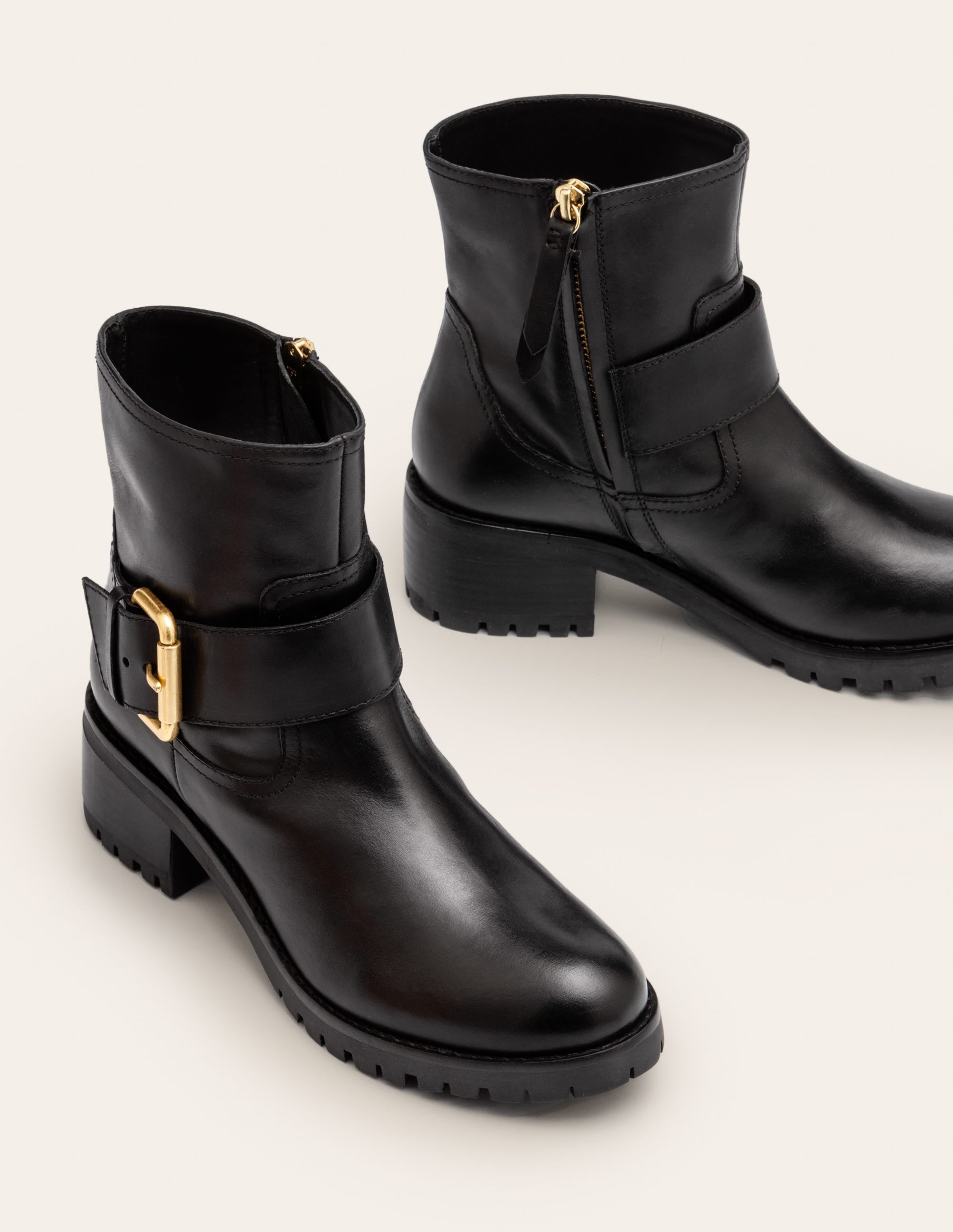 Bristol Biker Boots-Black - Image 1