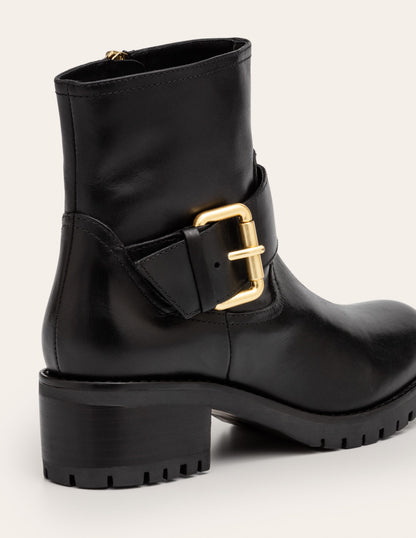 Bristol Biker Boots-Black-2