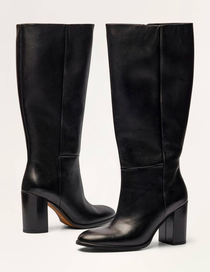 Chichester Knee High Boots-Black