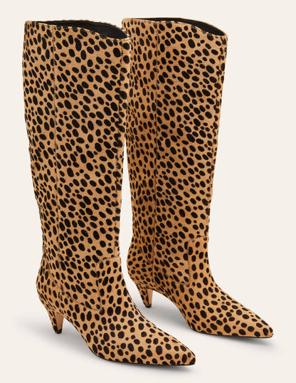Bewdley Boots-Tan Leopard-1