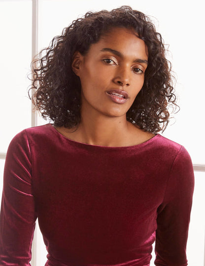Abigail Velvet Dress-Ruby Ring-4