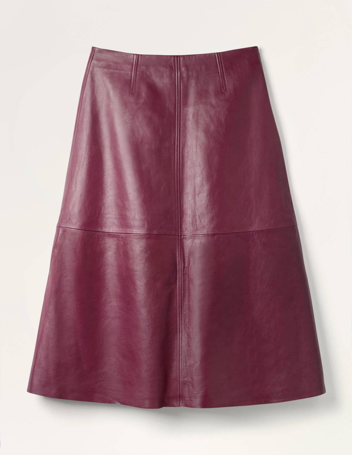 Catriona Leather Skirt-Ruby Ring