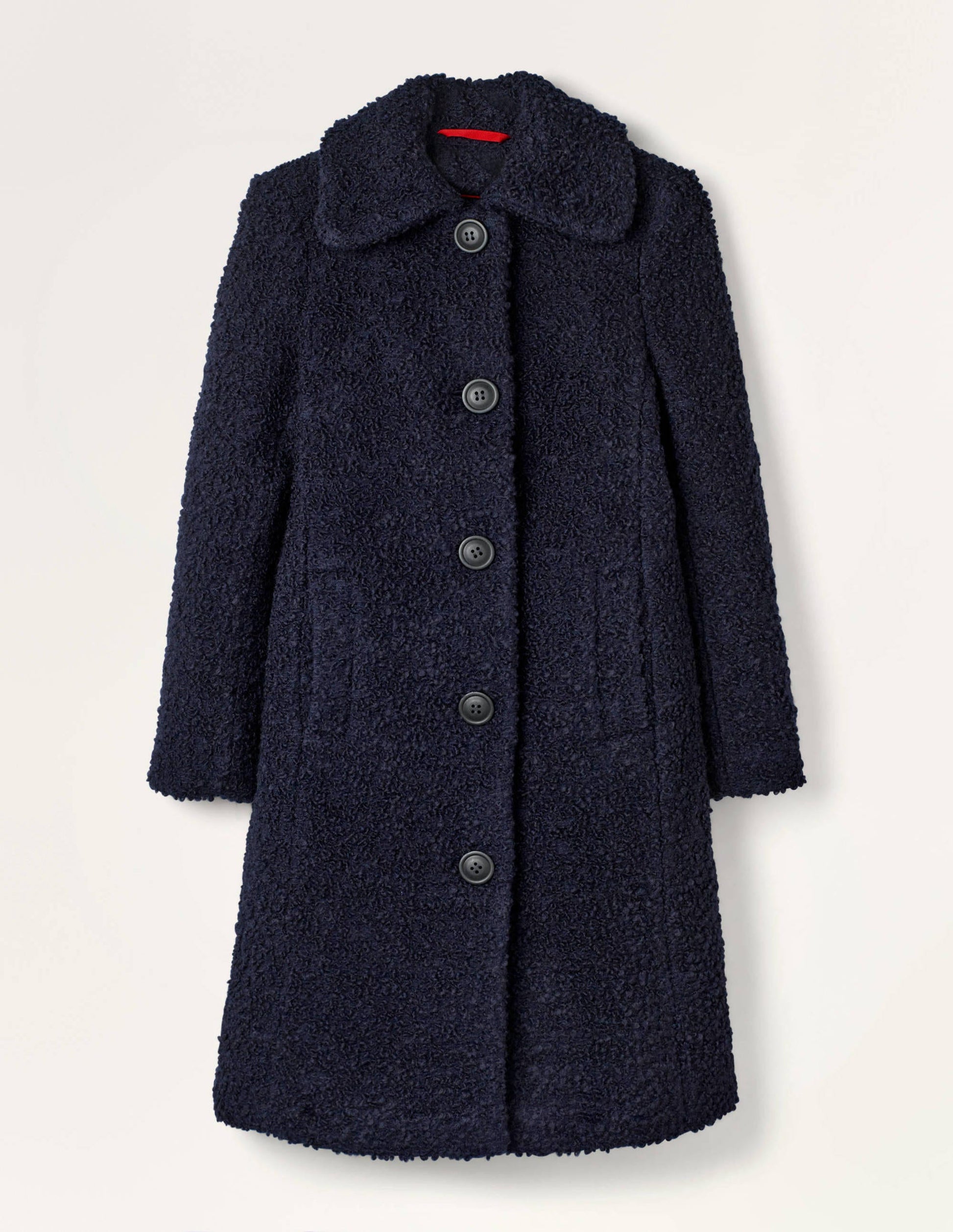 Elveden Textured Coat-Navy-6