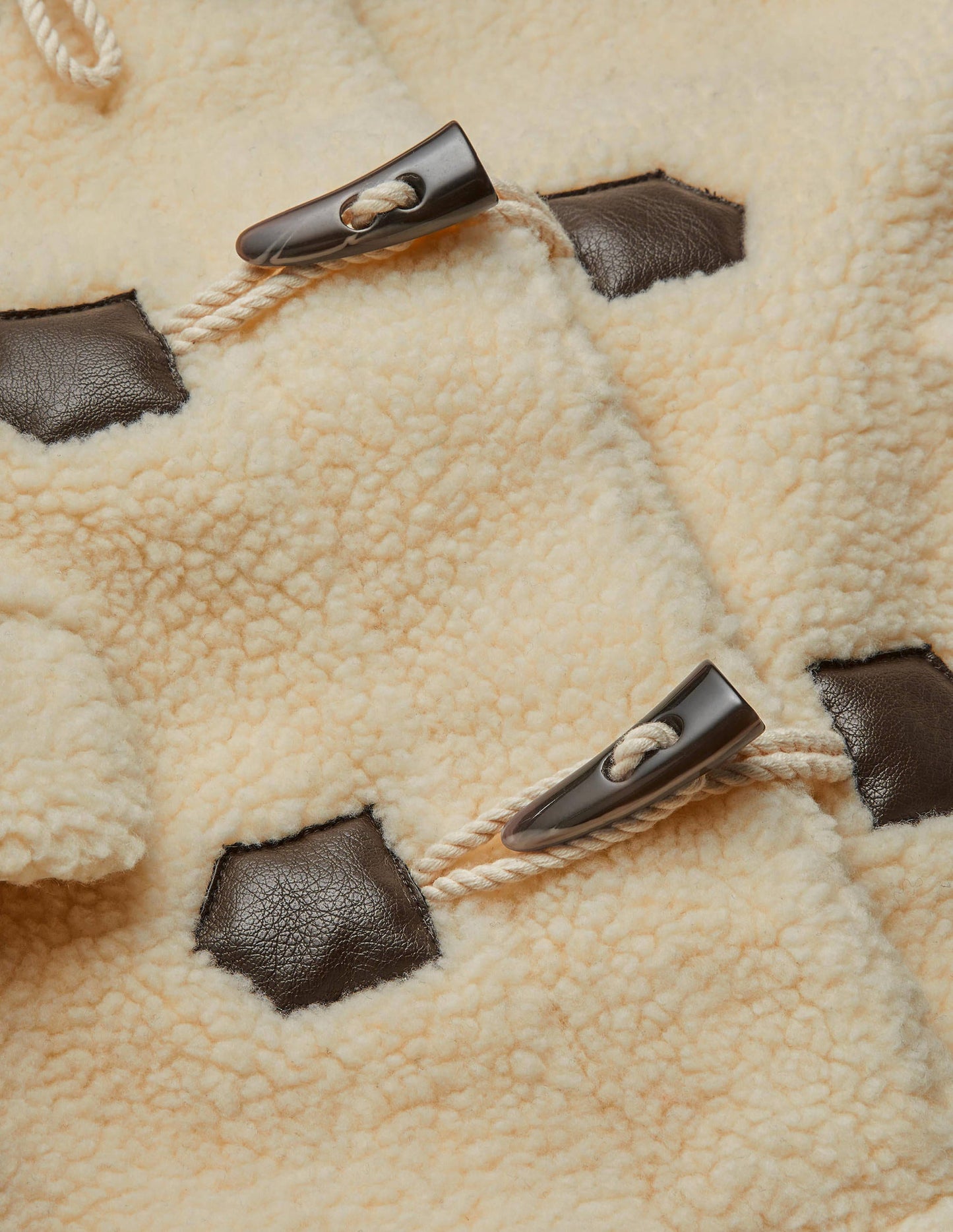 Elgin Borg Jacket-Ecru