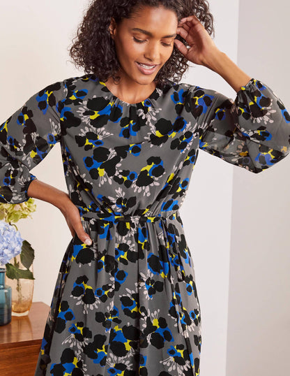 Dorothy Dress-Pewter, Wild Floret-1