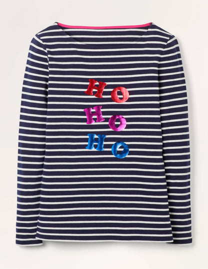 Christmas Breton-Metallic foil slogan-6